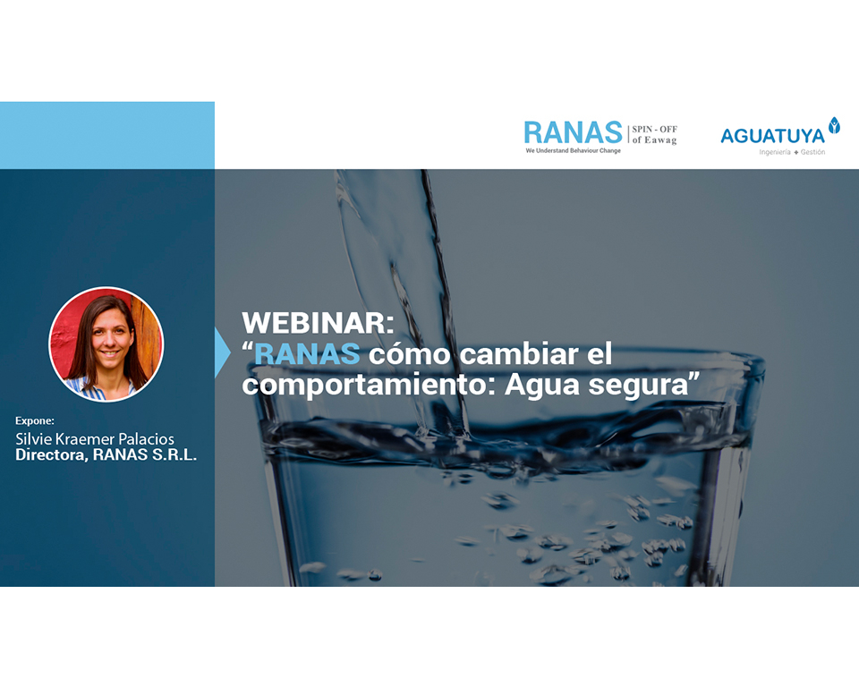 RANAS, cómo cambiar el comportamiento: agua segura