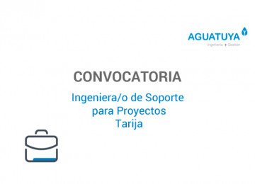 Convocatoria: Ingeniera/o de Soporte para Proyectos